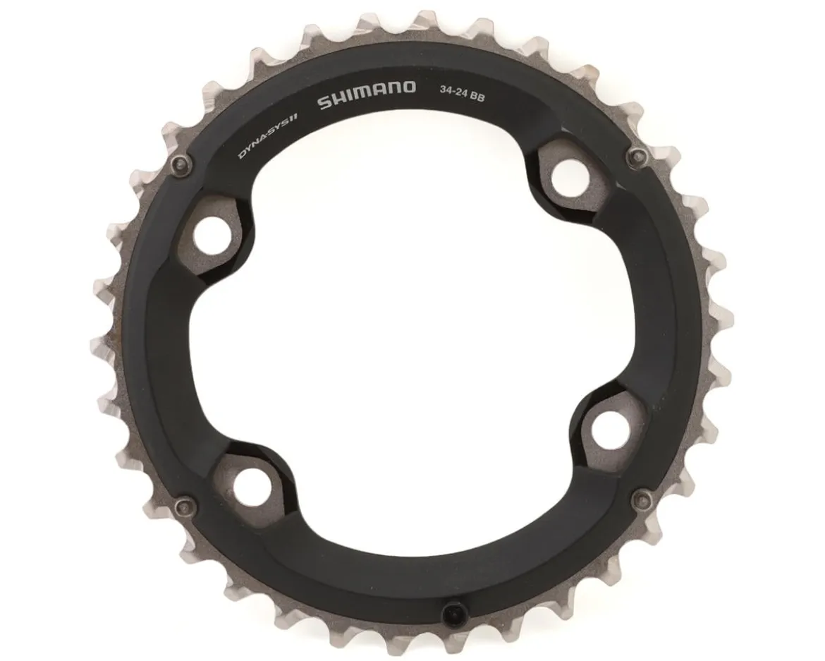 Shimano SLX M7000-11 Chainrings (Black) (2 x 11 Speed) (Outer) (34T)