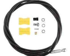 Shimano SM-BH90-SBLS High Pressure Disc Brake Hose Kit (Black) (For Saint M820) (2000mm) (w/Silver Banjo Fitting)