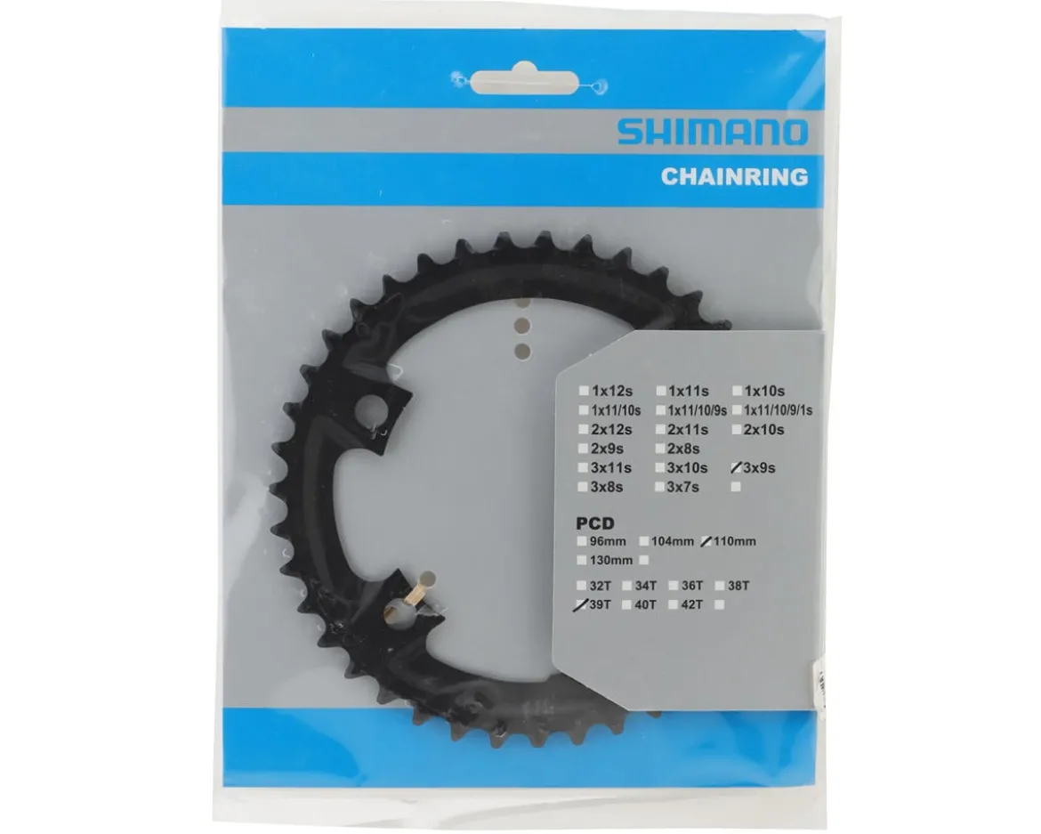 Shimano Sora R3030 Chainring (Black) (3 x 9 Speed) (110/74mm BCD) (Middle) (39T)