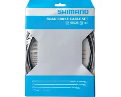 Shimano Stainless Brake Cable & Housing Set (Black) (1.6mm) (1000/2000mm) (Road Cable)