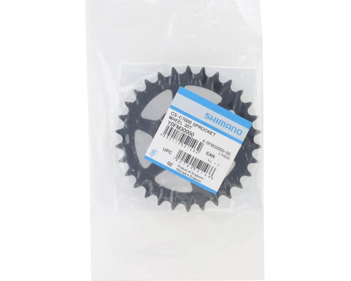 Shimano Steps CS-C7000 Single Sprocket for E-Bike (Black) (30T) (Shimano Nexus Hubs)