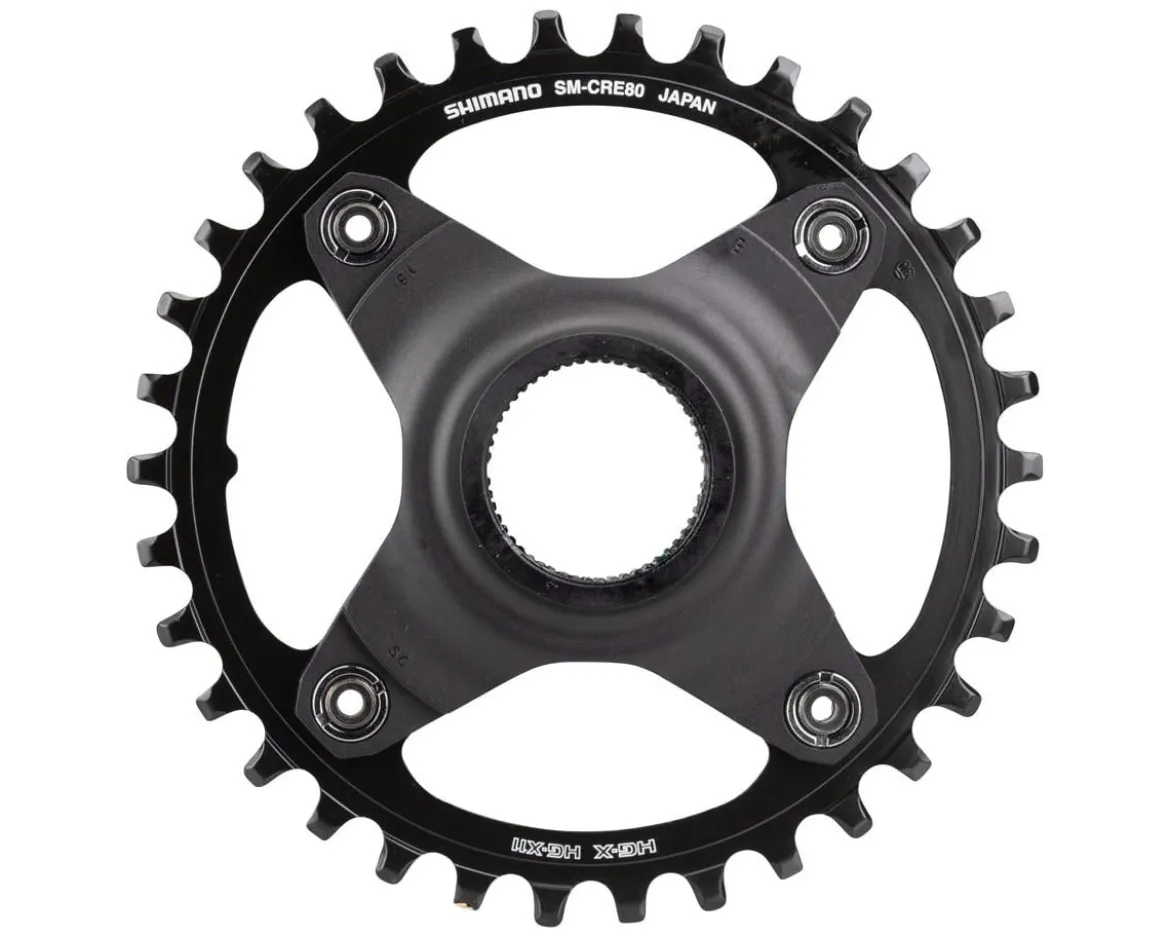 Shimano Steps E-MTB Direct Mount Chainring (Black) (1 x 10/11 Speed) (Single) (53mm Chainline) (34T)