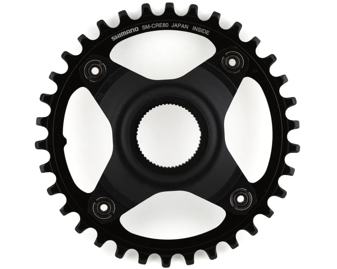 Shimano Steps E-MTB Direct Mount Chainring (Black) (1 x 10/11 Speed) (Single) (55mm Chainline) (34T)