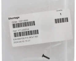 Shimano STEPS EW-SW100 Fixing Bolt (Black) (Single) (M3)