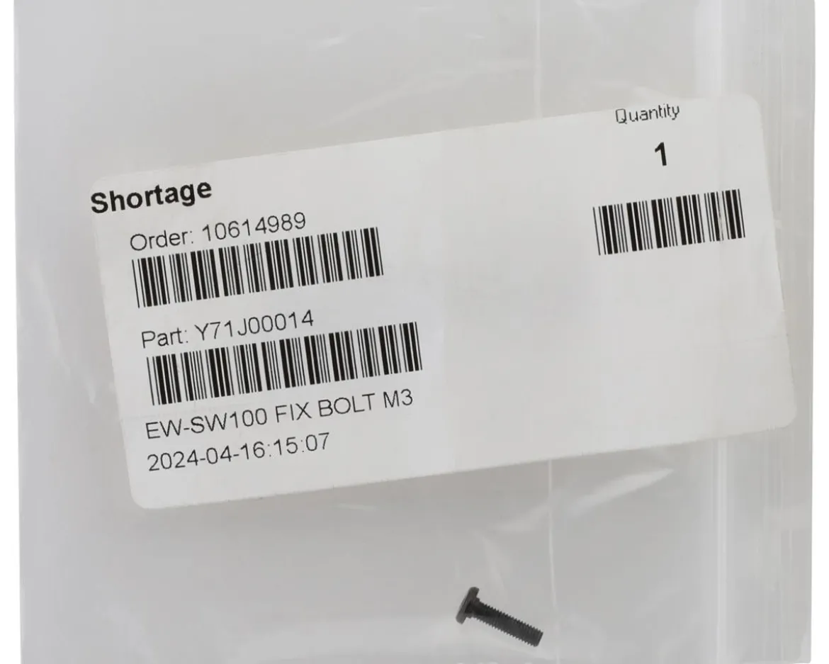Shimano STEPS EW-SW100 Fixing Bolt (Black) (Single) (M3)