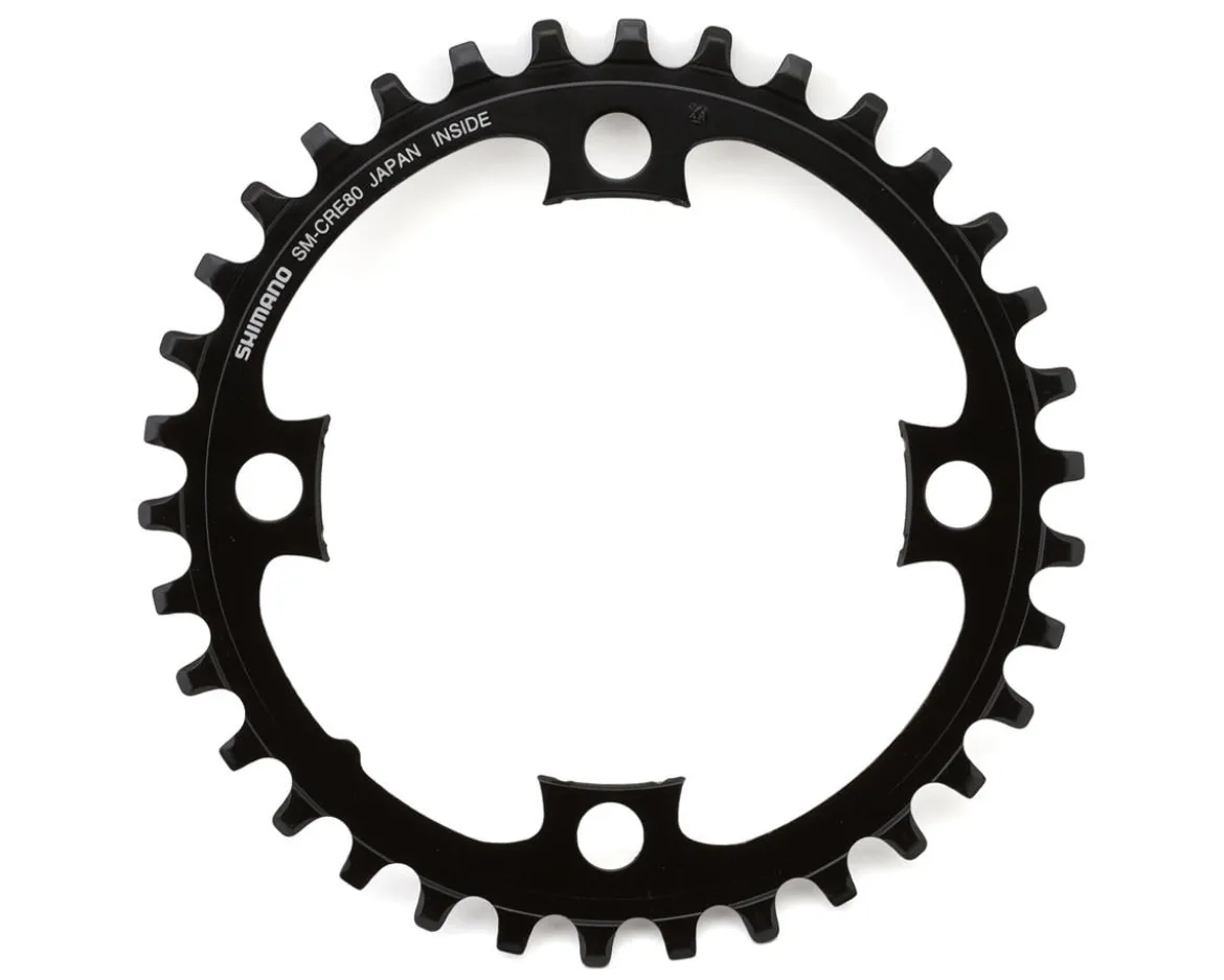 Shimano Steps SM-CRE80 Chainring (Black) (1 x 10/11 Speed) (Single) (34T)
