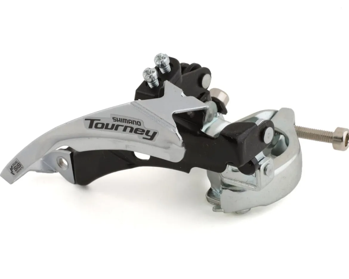 Shimano Tourney FD-TY600-L3 Front Derailleur (3 x 6/7/8 Speed) (31.8/34.9mm) (Top Swing) (Dual Pull) (42T Max)