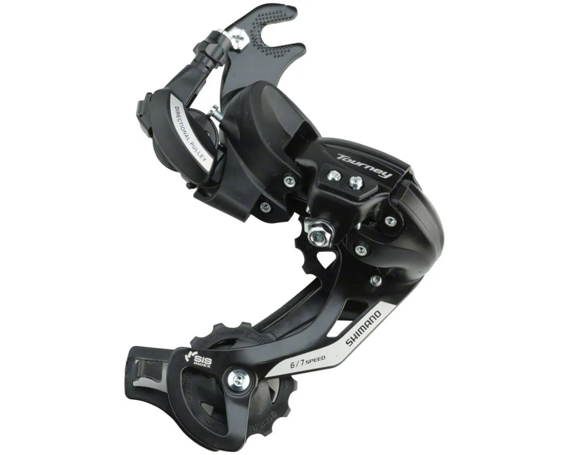 Shimano Tourney RD-TY500 Rear Derailleur (Black) (6/7 Speed) (Long Cage) (Dropout Claw Hanger) (SGS)