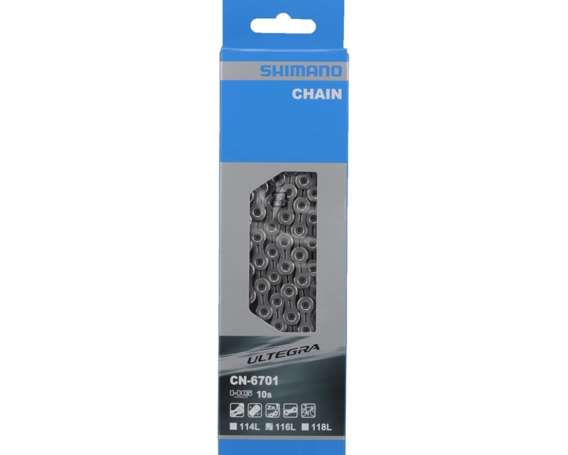 Shimano Ultegra CN-6701 Chain (Silver) (10 Speed) (116 Links)