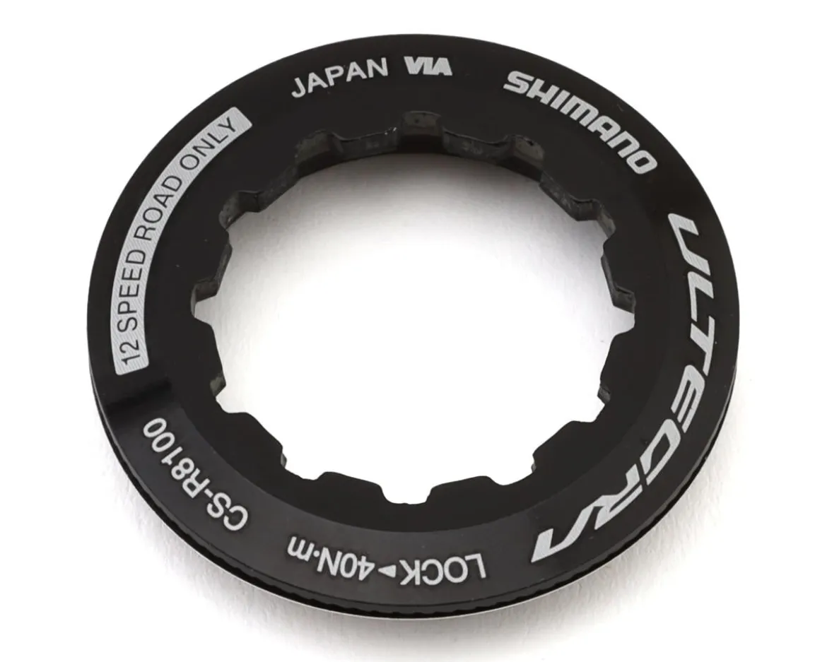 Shimano Ultegra CS-R8100 Cassette Lock Ring & Washer (Black)