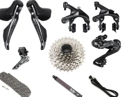 Shimano Ultegra R8150 Di2 Rim Brake Groupset (Black) (2 x 12 Speed) (11-30T)
