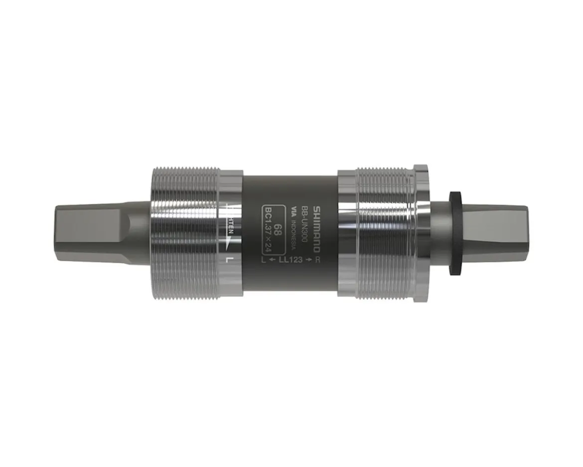 Shimano UN300 Square Taper English Bottom Bracket (Silver) (BSA) (68mm) (107mm)