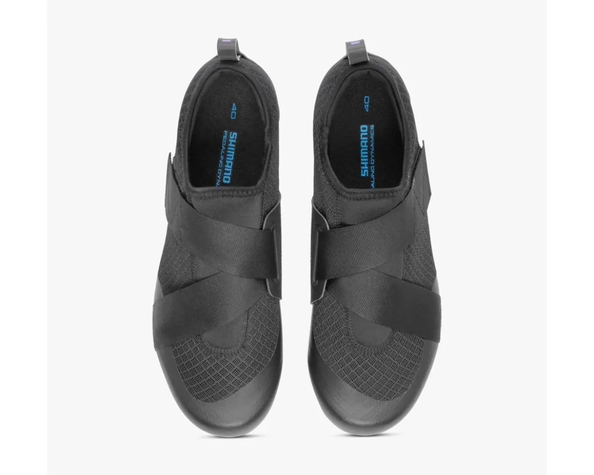 Shimano Women's SH-IC100 Indoor Cycling Shoes (Black) (38)