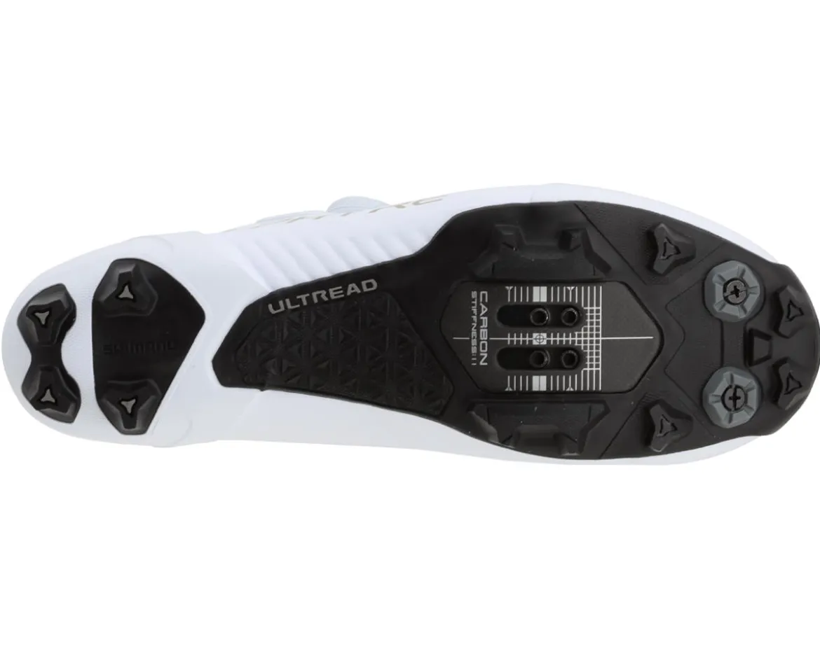 Shimano Women's SH-XC903 S-PHYRE Mountain Bike Shoes (White) (37)
