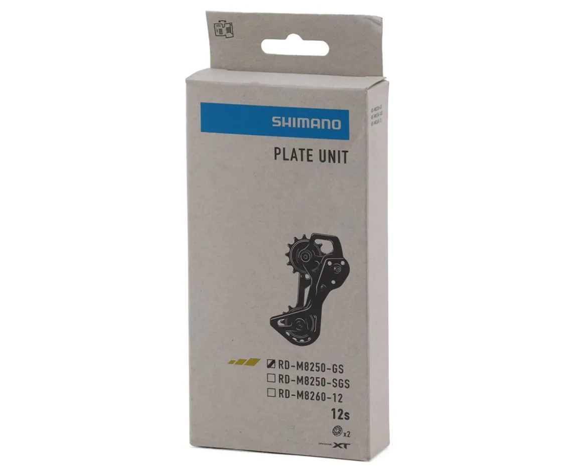 Shimano XT Di2 RD-M8250-GS Pulley Plate Assembly Set (Black) (GS-Type)