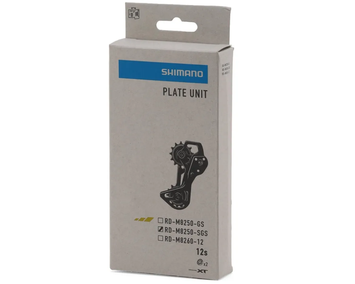Shimano XT Di2 RD-M8250-SGS Pulley Plate Assembly Set (Black) (SGS-Type)