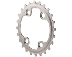 Shimano XT M8000 Chainrings (Black/Silver) (2 x 11 Speed) (Inner) (24T) (96/64mm Asym. BCD)