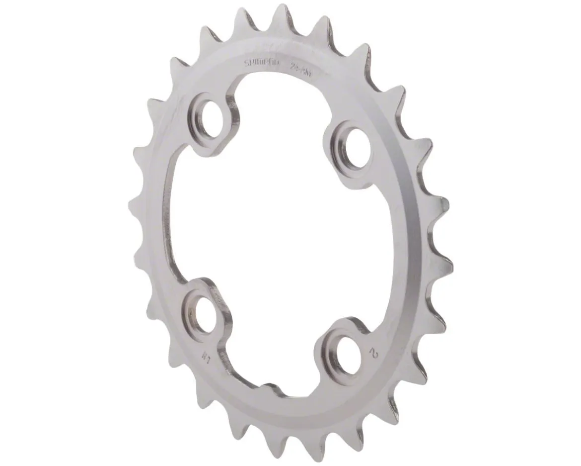 Shimano XT M785 Chainrings (Black/Silver) (2 x 10 Speed) (64/104mm BCD) (Inner) (AM-Type) (24T)