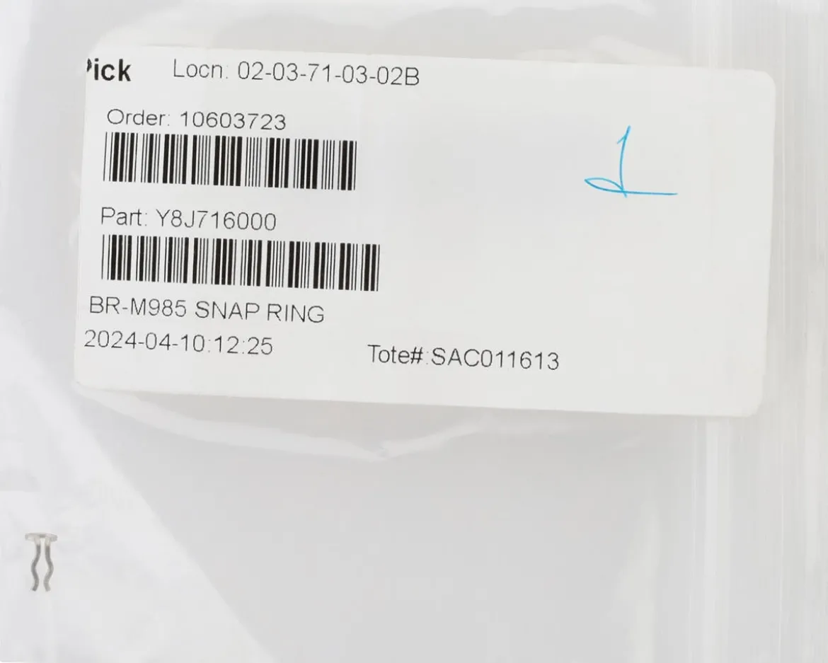 Shimano XTR BR-M985 Disc Brake Pad Snap Ring (Single)