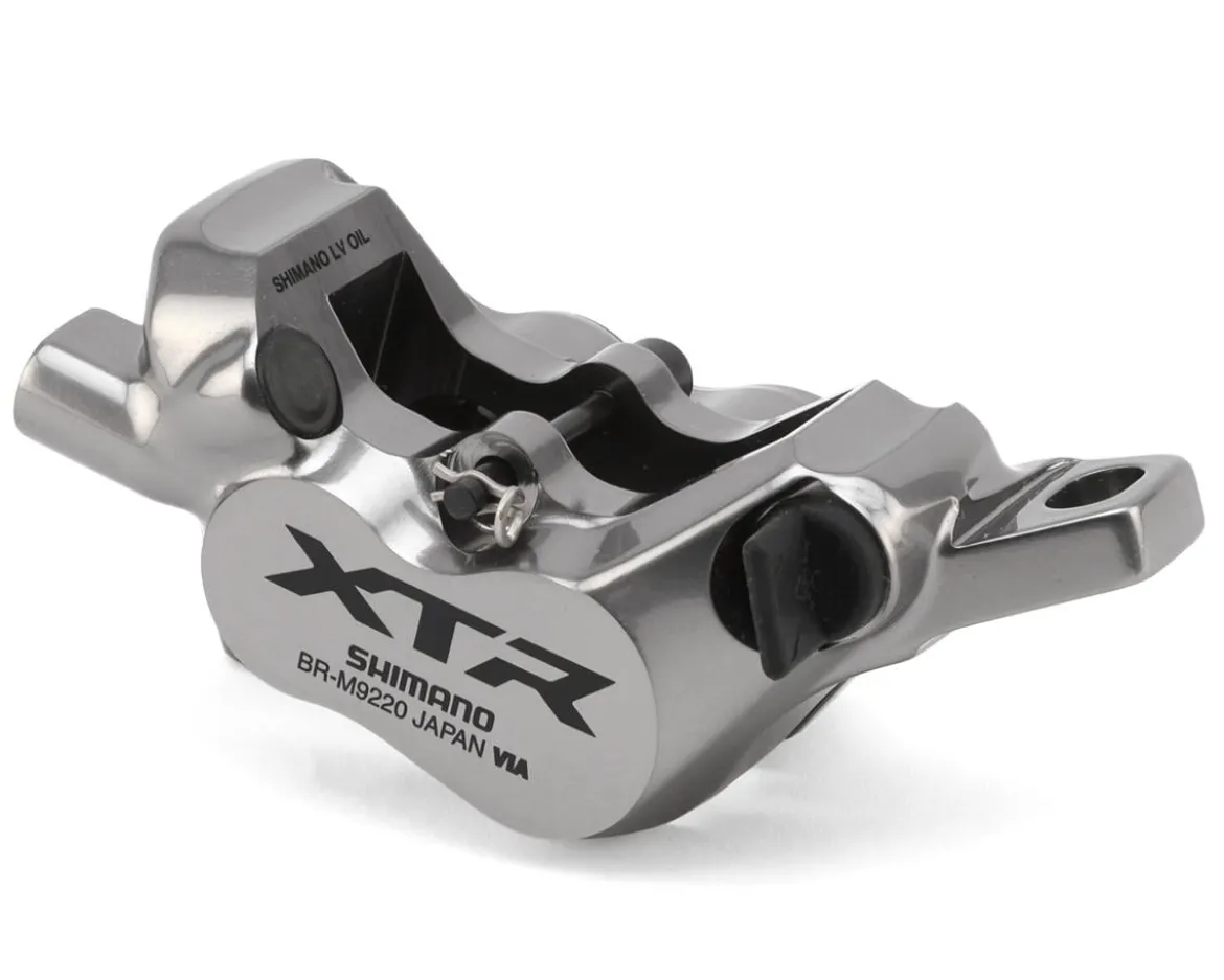 Shimano XTR BR-M9220 4-Piston Disc Brake Caliper (Grey) (Hydraulic) (Front or Rear) (Post Mount)
