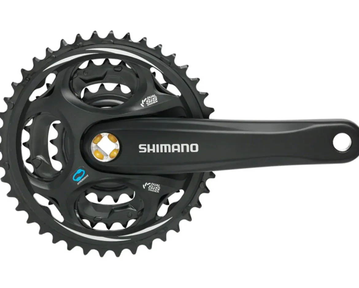 Shimano Altus FC-M311 Crankset (Black) (3 x 7/8 Speed) (Square Taper) (170mm) (42/32/22T) (Riveted)