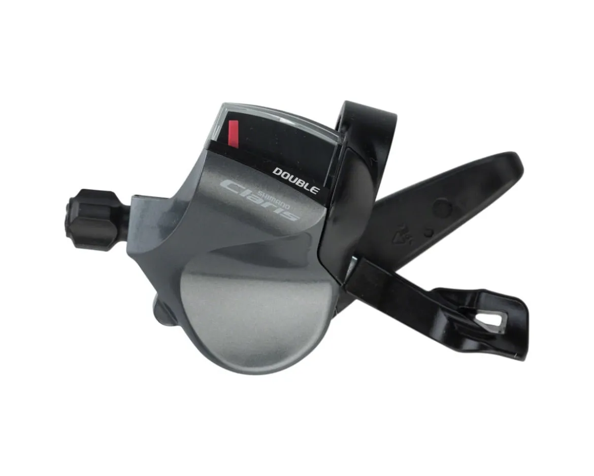Shimano Claris SL-R2000 Front Flat Bar Road Shifters (Grey) (Left) (2x)