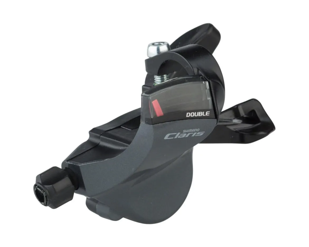 Shimano Claris SL-R2000 Front Flat Bar Road Shifters (Grey) (Left) (2x)