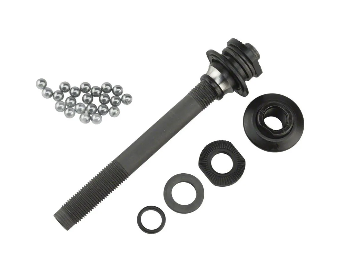 Shimano Complete Front Axle (For SLX FH-M665, Deore FH-M595, HB-M590)