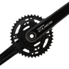 Shimano CUES FC-U4010 Crankset (Black) (2 x 9/10/11 Speed) (2-Piece) (175mm) (40/26T) (Riveted)
