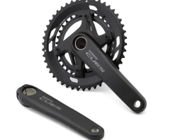 Shimano CUES FC-U6040-2 Crankset (Black) (2 x 9/10 Speed) (175mm) (46/32T) (Hollowtech II)