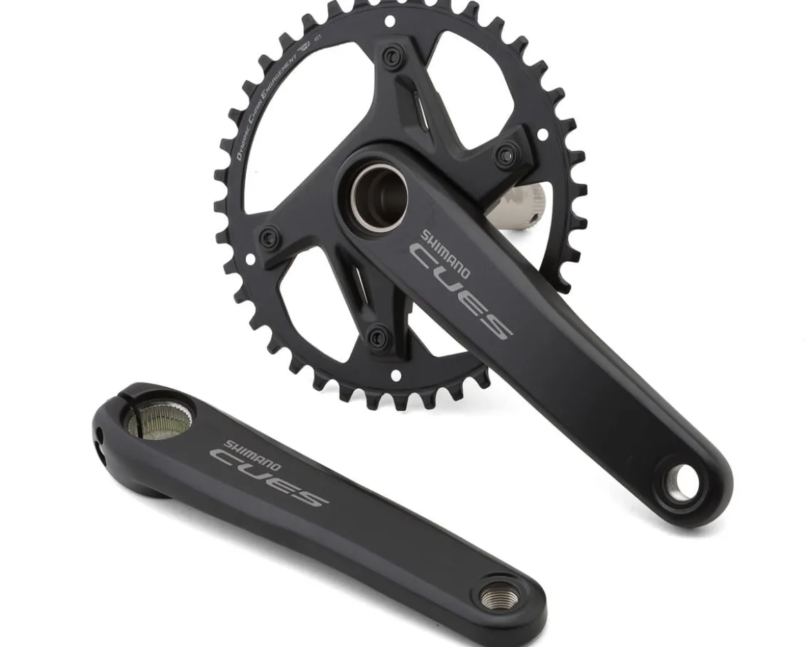 Shimano CUES FC-U6030-1 Crankset W/Chainring (Black) (1 x 9/10/11 Speed) (170mm) (40T) (Hollowtech II)