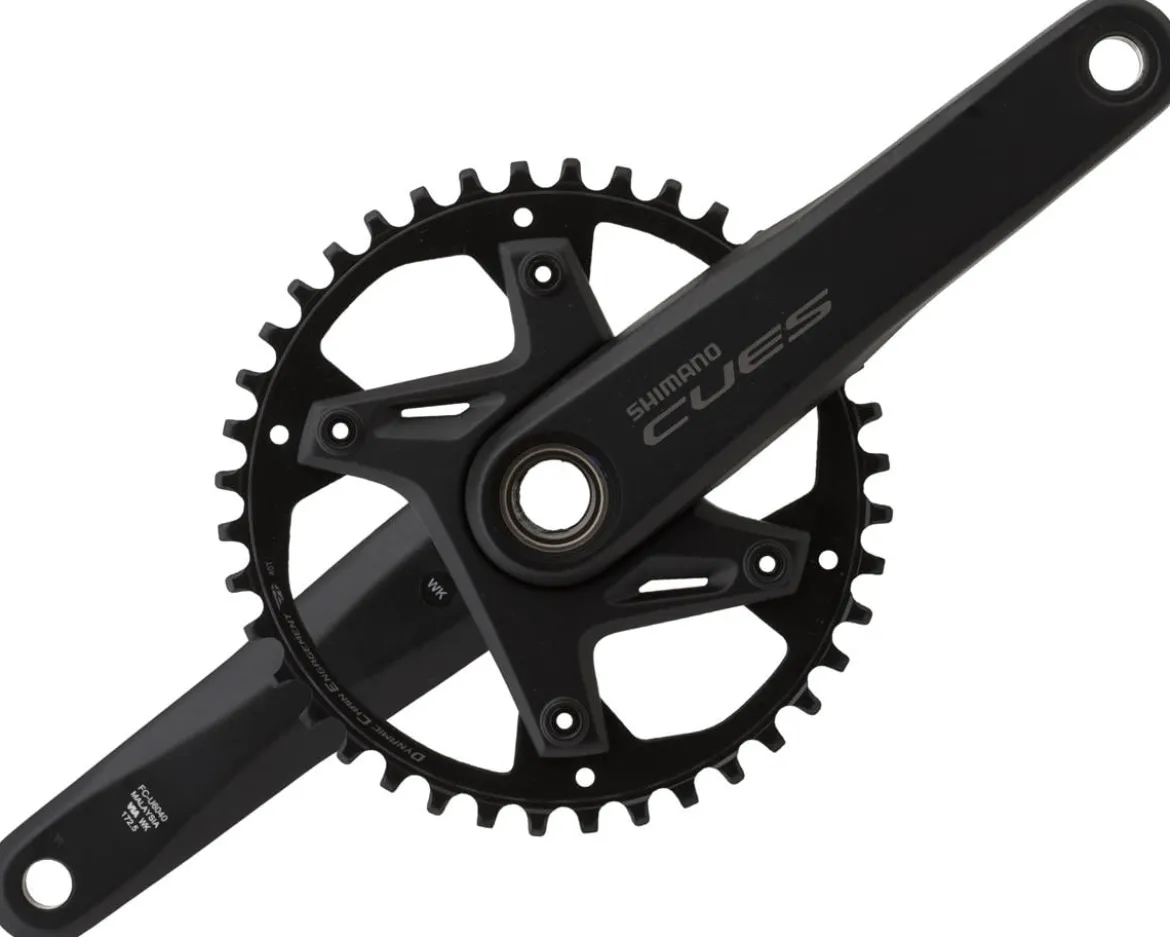 Shimano CUES FC-U6040-1 Crankset W/Chainring (Black) (1 x 9/10/11 Speed) (172.5mm) (40T) (Hollowtech II)