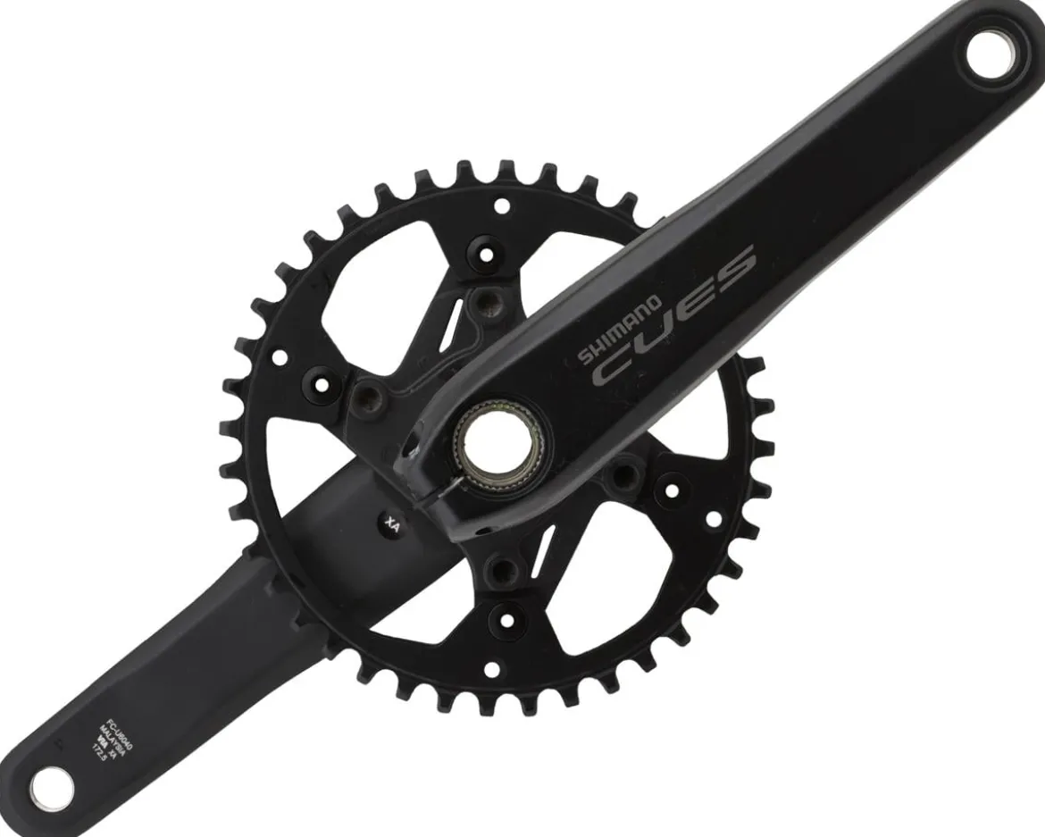 Shimano CUES FC-U6040-1 Crankset W/Chainring (Black) (1 x 9/10/11 Speed) (172.5mm) (40T) (Hollowtech II)