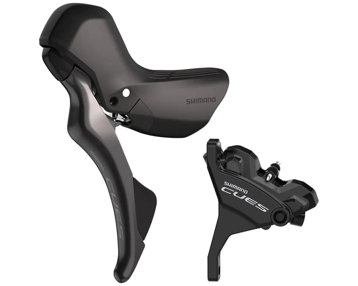 Shimano CUES ST-U6030 Hydraulic Disc Brake/Shift Lever Kit (Black) (Left) (Flat Mount) (2x) (Caliper Included)