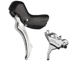 Shimano CUES ST-U6030 Hydraulic Disc Brake/Shift Lever Kit (Polished Silver) (Left) (Flat Mount) (Brake Only) (Caliper Included)
