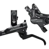 Shimano Deore BL-M6100/BR-M6120 4-Piston Hydraulic Disc Brake Set (Grey) (Left) (Post Mount) (Caliper Included) (Resin Pad)