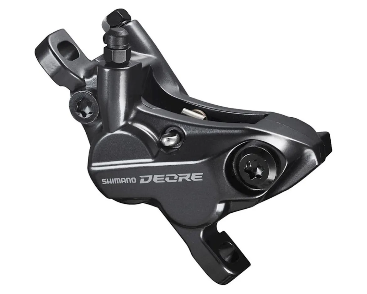 Shimano Deore BR-M6120 Disc Brake Caliper (Black) (4-Piston) (Hydraulic) (Front or Rear) (Post Mount) (No Adapter)
