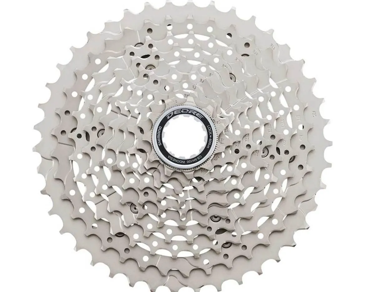 Shimano Deore CS-M4100 Cassette (Silver) (10 Speed) (Shimano HG) (11-42T)