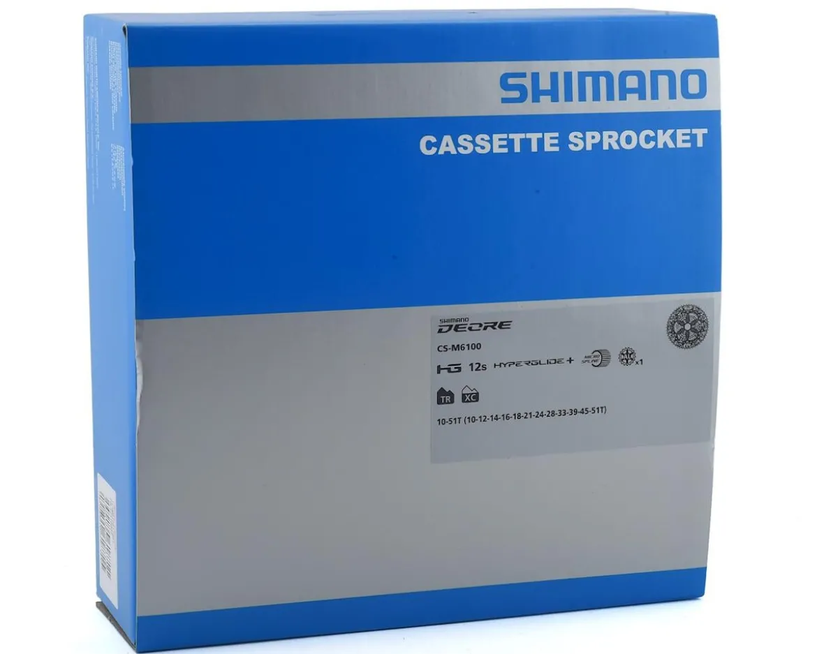 Shimano Deore CS-M6100 Cassette (Silver) (12 Speed) (Micro Spline) (10-51T)