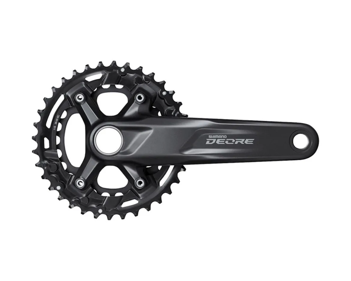 Shimano Deore M5100 Crankset w/ Chainrings (2 x 11 Speed) (51.8mm Chainline) (175mm) (36/26T)