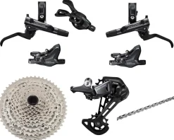 Shimano Deore M6100 Mountain Bike Groupset (Black) (1 x 12 Speed) (2-Piston Brakes)