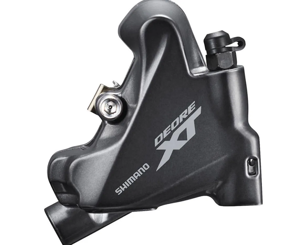 Shimano Deore XT BR-M8110 Disc Brake Caliper (Grey) (2-Piston) (Hydraulic) (Rear) (Flat Mount)
