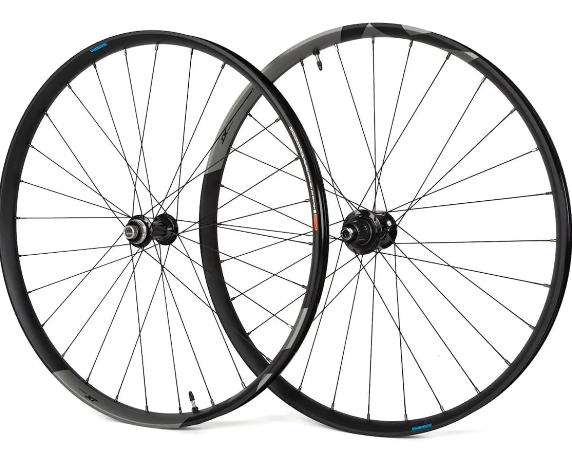 Shimano Deore XT Trail M8100 Series Wheelset (Black) (Shimano Micro Spline) (15x110mm, 12x148mm) (29") (Centerlock) (Tubeless)