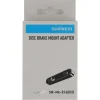 Shimano Disc Brake Adapter (Black) (Flat Mount) (160mm Rear)