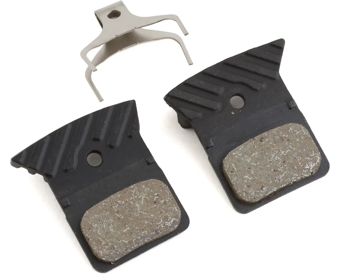 Shimano 105 Disc Brake Pads (Resin) (w/ Cooling Fins) (BP-L05A-RF)