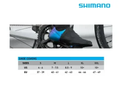 Shimano Dual Fit CR Shoe Cover (Black) (M)