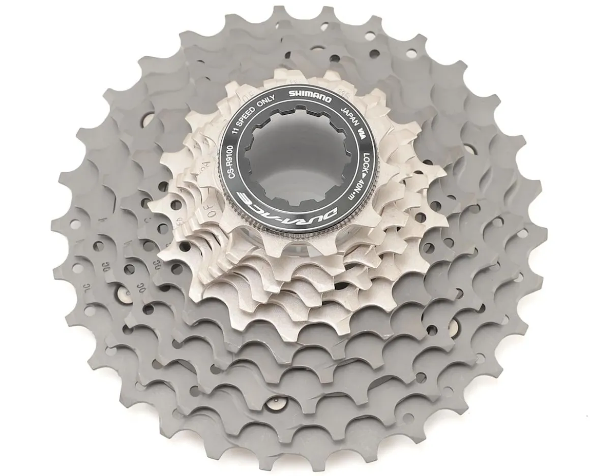 Shimano Dura-Ace CS-R9100 Cassette (Silver/Grey) (11 Speed) (Shimano HG) (11-30T)