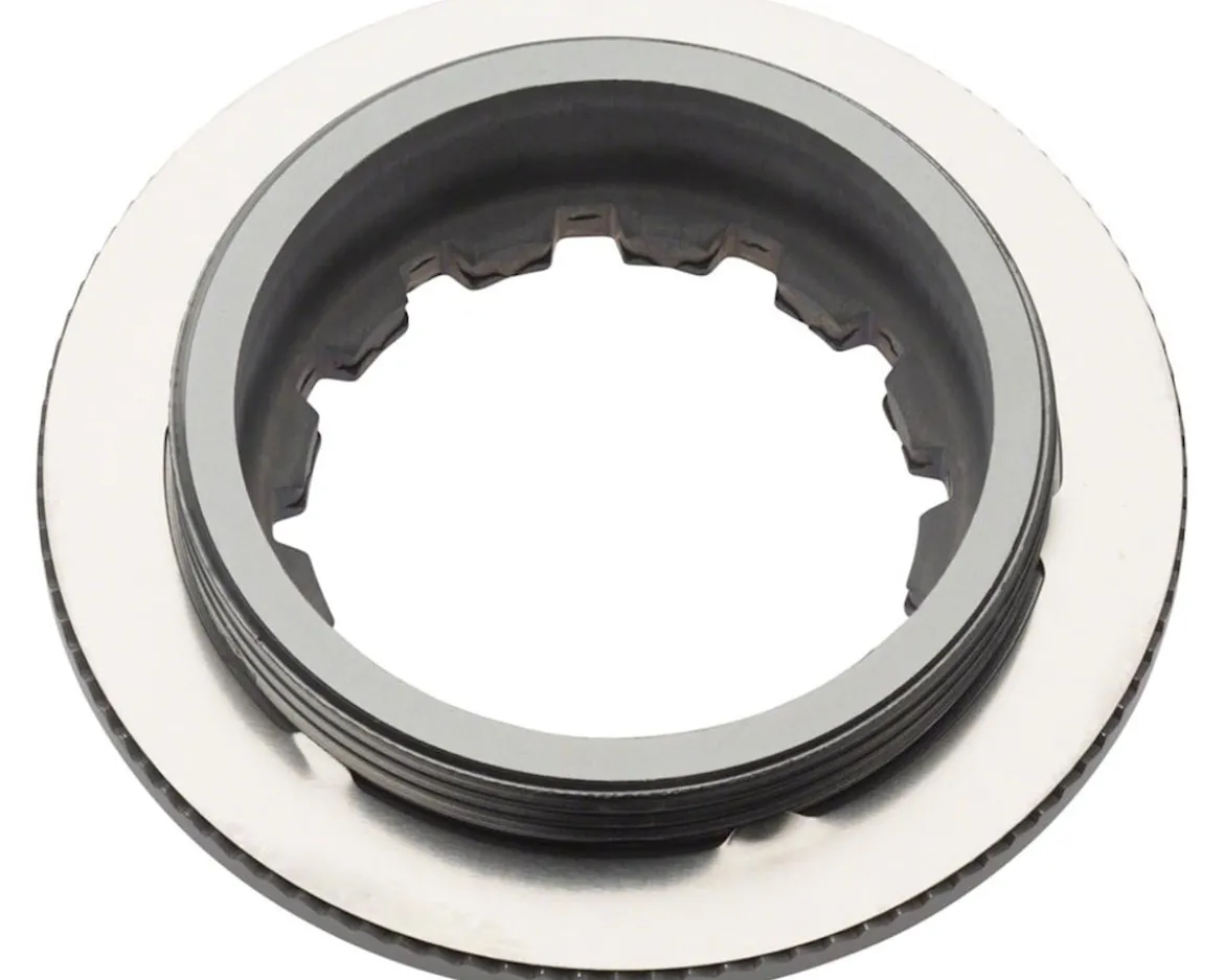 Shimano Dura-Ace SM-RT900 Centerlock Rotor Lockring and Washer (Silver) (Internal Spline)