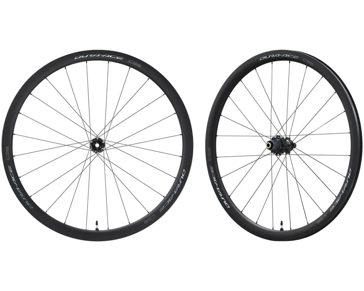Shimano Dura-Ace WH-R9270-C36-TL Wheels (Black) (Shimano 12 Speed Only) (Wheelset) (700c) (Centerlock) (Tubeless)