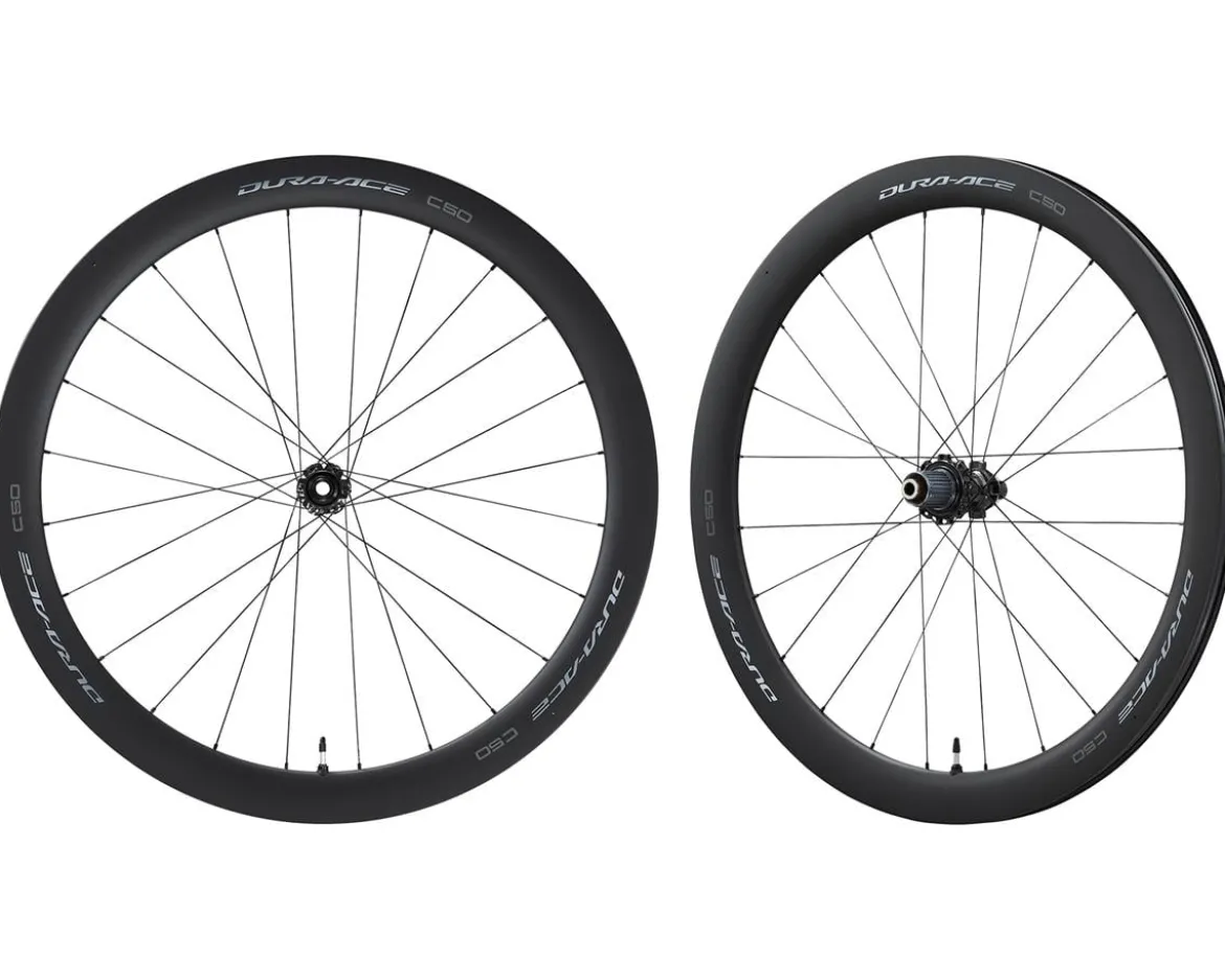 Shimano Dura-Ace WH-R9270-C50-TL Wheels (Shimano 12 Speed Only) (Wheelset) (700c) (Centerlock) (Tubeless)